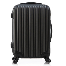 ABS PC Elegante negro Hard Shell Travel Trolley Equipaje